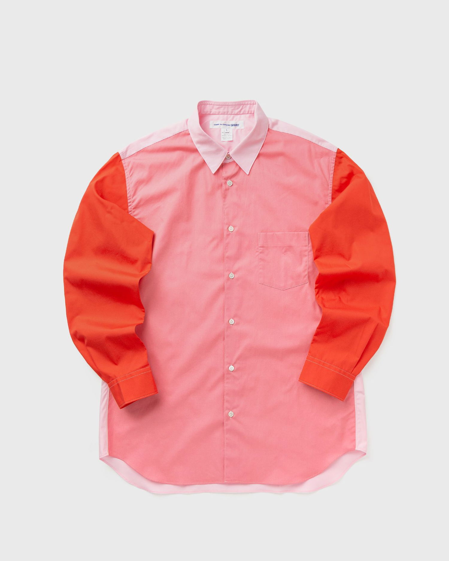 Skjorte Comme des Garçons SHIRT Color-Blocked Woven Long-Sleeve Button-Up Flerfarvet | FP-B051-W25-1, 0
