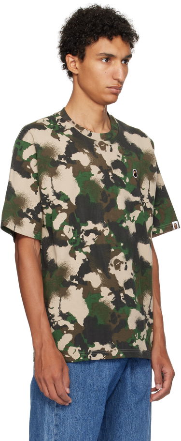 T-shirt BAPE A Bathing Ape Map Camo Ape Head T-Shirt Flerfarvet | 001CSL301001M, 4