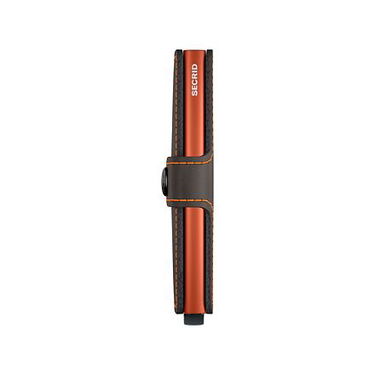 Tegnebog Secrid Miniwallet - Matte - Truffle & Orange Sort | MM-Truffle-Orange, 4
