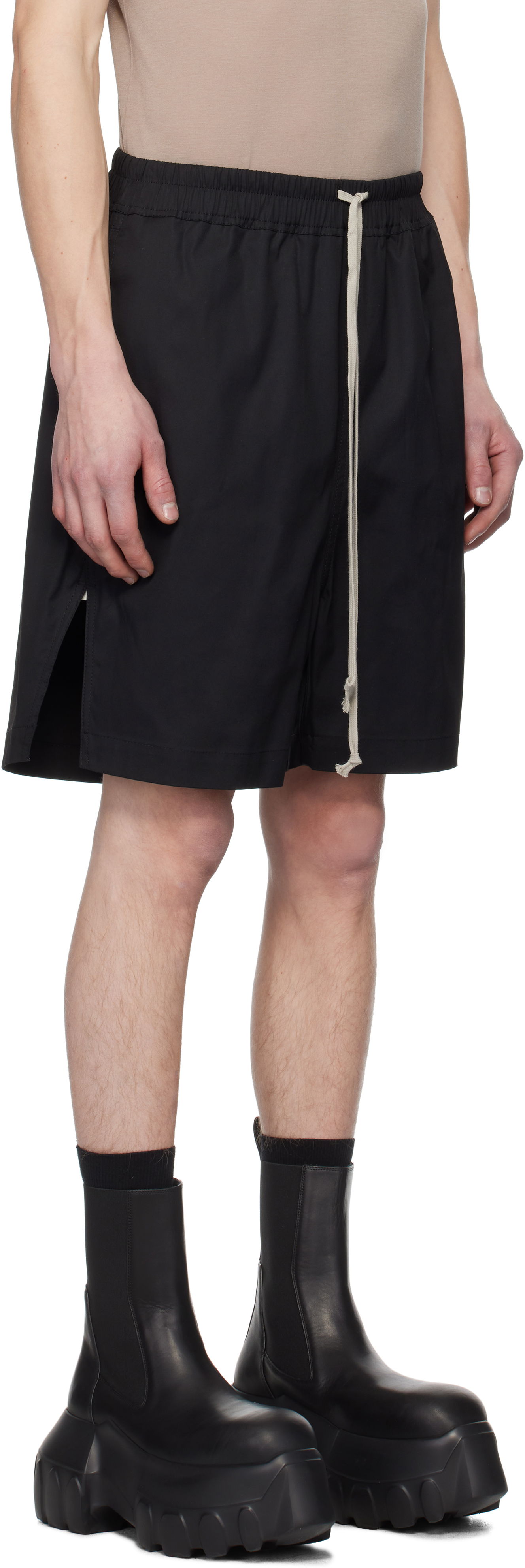 Shorts Rick Owens Rick Owens Hollywood Boxer Shorts Sort | RU01E5397 TE, 1