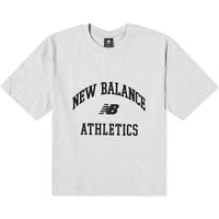 T-shirt New Balance Athletics Varsity Boxy T-Shirt "Athletic Grey" Grå | WT33551-AG, 1