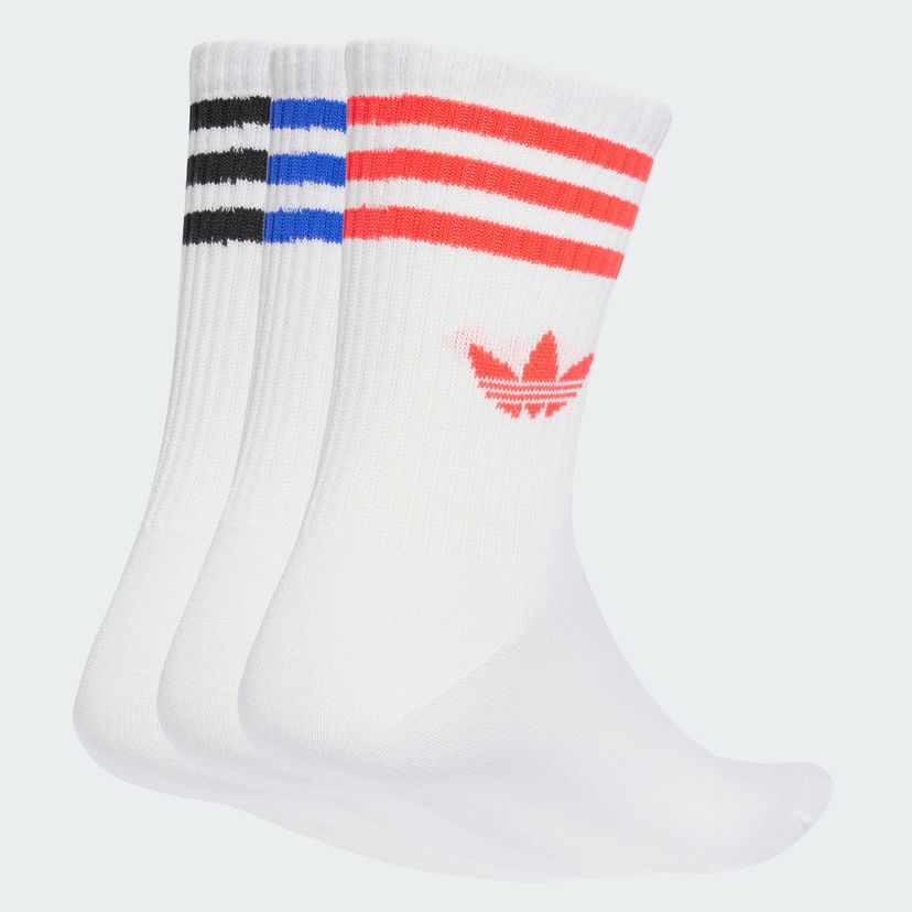 Sokker adidas Performance 3-Stripes Crew Socks - 3 Pairs Hvid | JV7404
