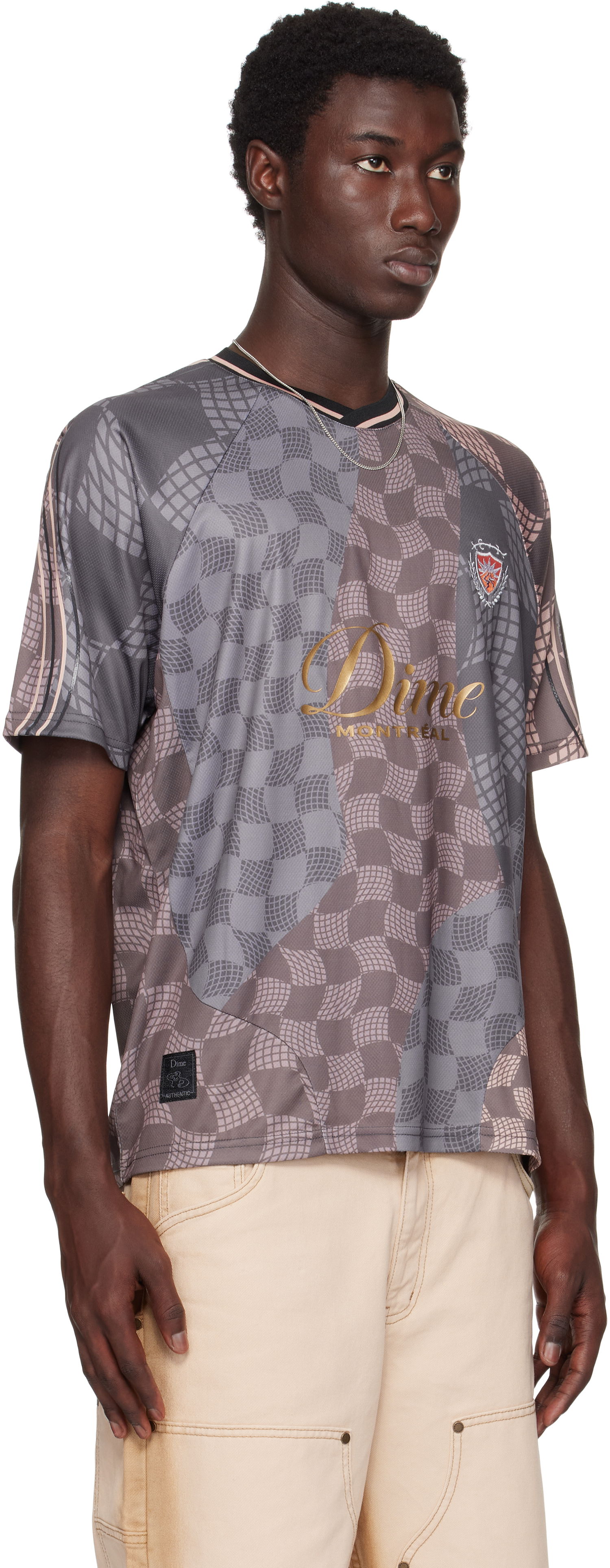 Jersey Dime Dime Checkered Home Jersey Grå | DIMESU254GRY, 1