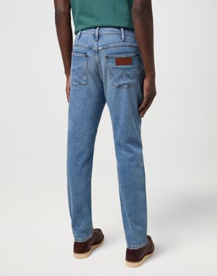 Jeans Wrangler Wrangler Larston Slim Tapered Jeans 38x34 Blå | 112371026:38:34, 0