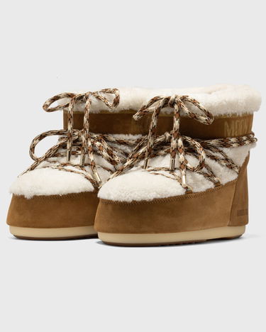 Sneakers og sko Moon Boot Icon Low Shearling Boots Brun | 80D1409580-MA03, 2