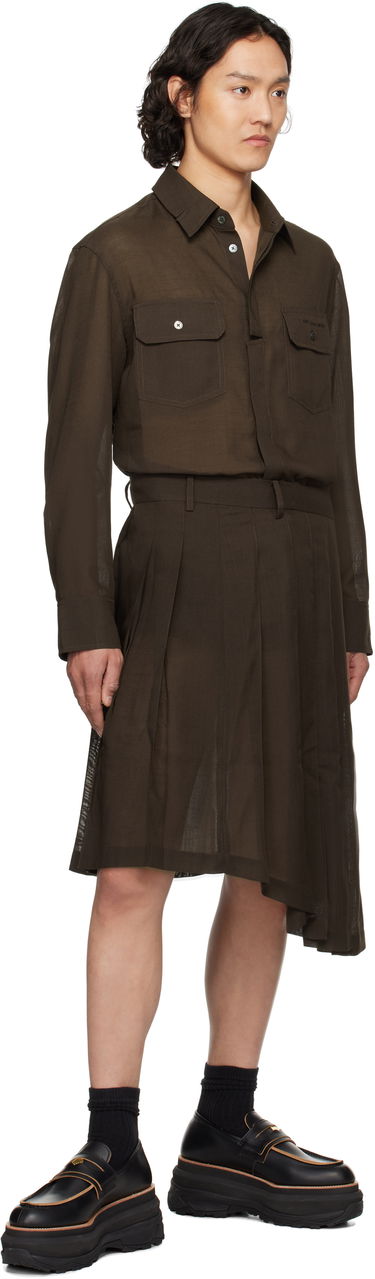 Skjorte Feng Chen Wang Feng Chen Wang Triple Cut Shirt Brun | FUS19SR22, 4