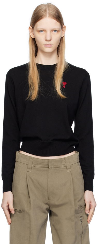 Sweater AMI Sweater Sort | BFFKS111.KN0025, 0