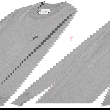 T-shirt AMI Small A Heart Tee Grå | UTS200-701055, 0