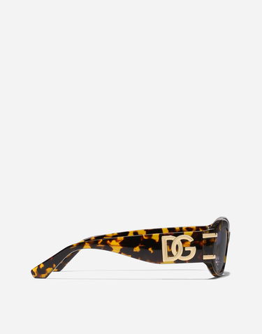 Solbriller Dolce & Gabbana Dolce & Gabbana Dg Griffe Oval Sunglasses Brun | VG4502VP01A9V000, 3