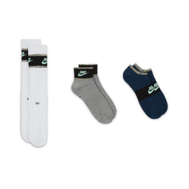 Sokker Nike Everyday Essentials Multi-Height Socks 3 Pairs Flerfarvet | DQ9166-902, 3