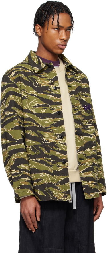 Skjorte Needles Needles D.N. Coverall Jacket Grøn | QV149, 1