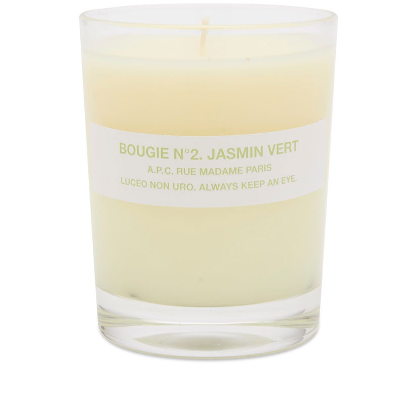 Stearinlys A.P.C. Candle No.2 in Green Jasmine Gul | YBZAA-M84001-VAB