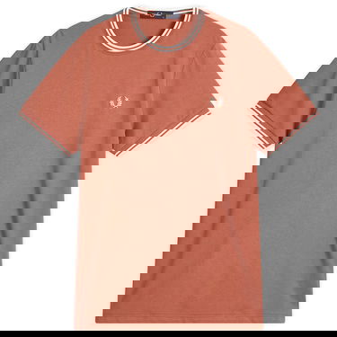 T-shirt Fred Perry Twin Tipped T-Shirt, Size Large Brun | M1588V-Z51, 1