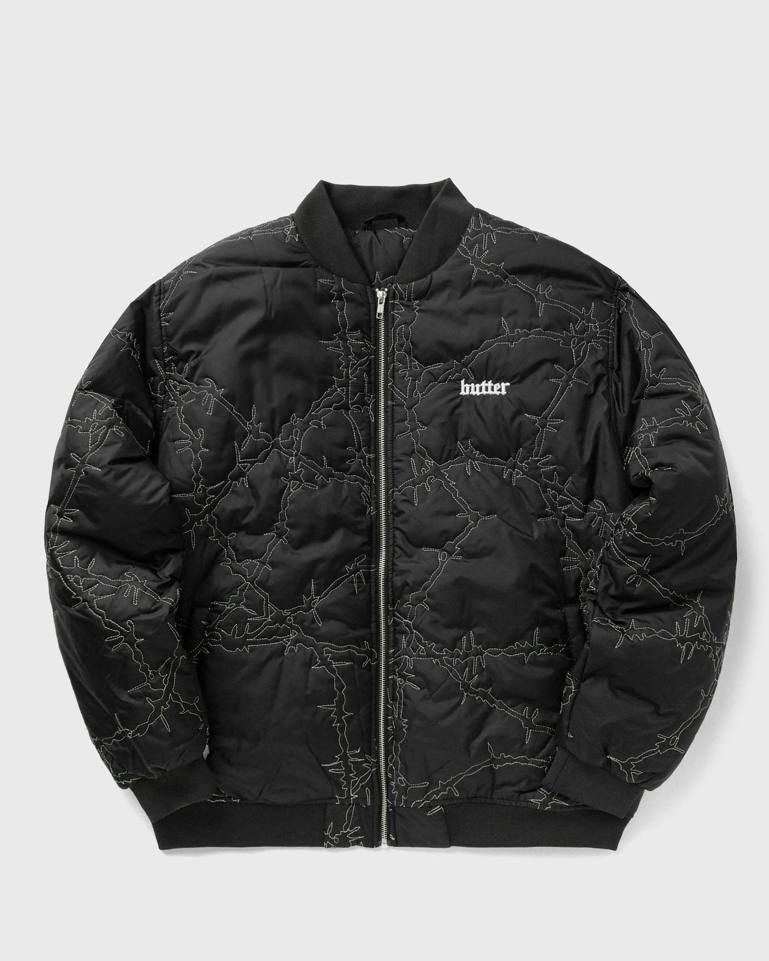 Bomberjakke Butter Goods Barbed Wire Bomber Jacket Sort | P23992, 1