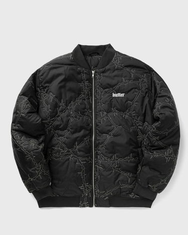 Bomberjakke Butter Goods Barbed Wire Bomber Jacket Sort | P23992, 1