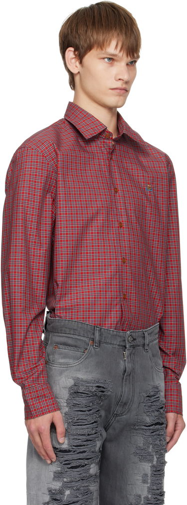 Skjorte Vivienne Westwood Vivienne Westwood Ghost Plaid Shirt Rød | 2401000J-W0179-, 1