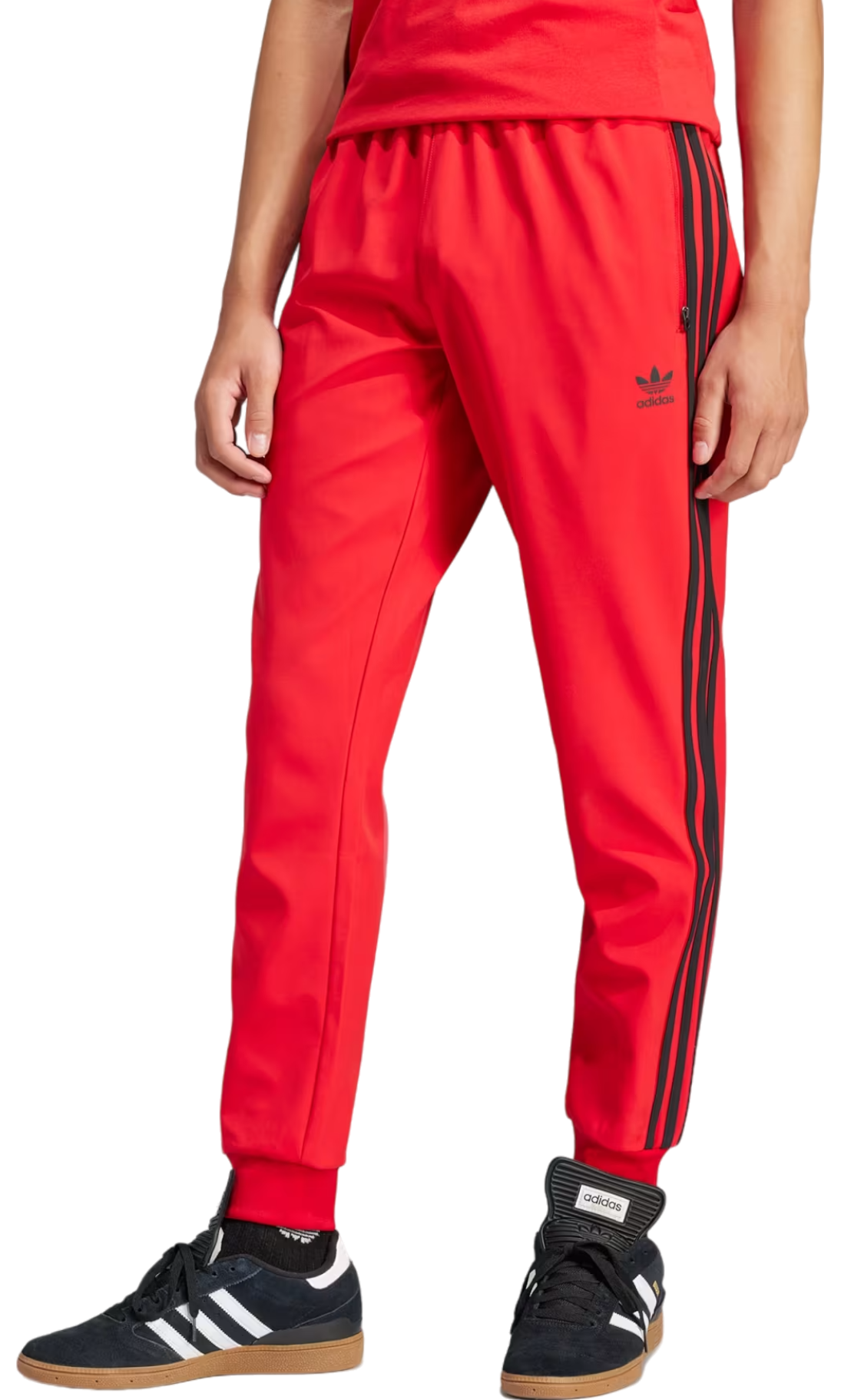 Joggingbukser adidas Originals SST Bonded Trackpant Rød | is2808, 0
