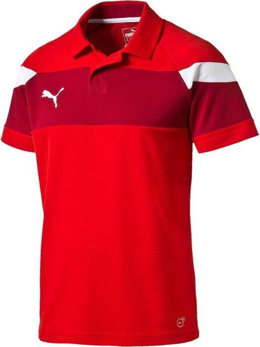 Polo skjorte Puma Spirit II Kids Polo Shirt Rød | 654660-001