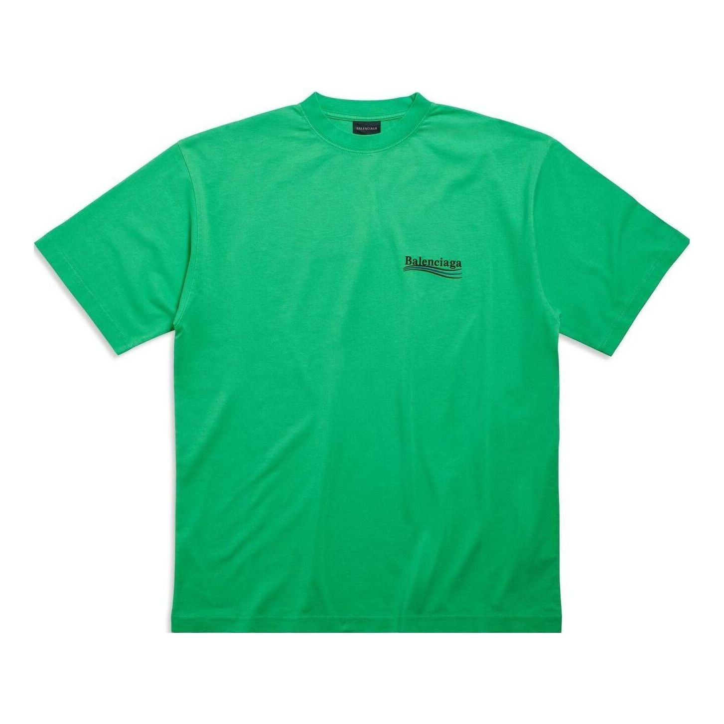 T-shirt Balenciaga Political Campaign Large Fit T-Shirt Grøn | 641675TPVD33600, 0
