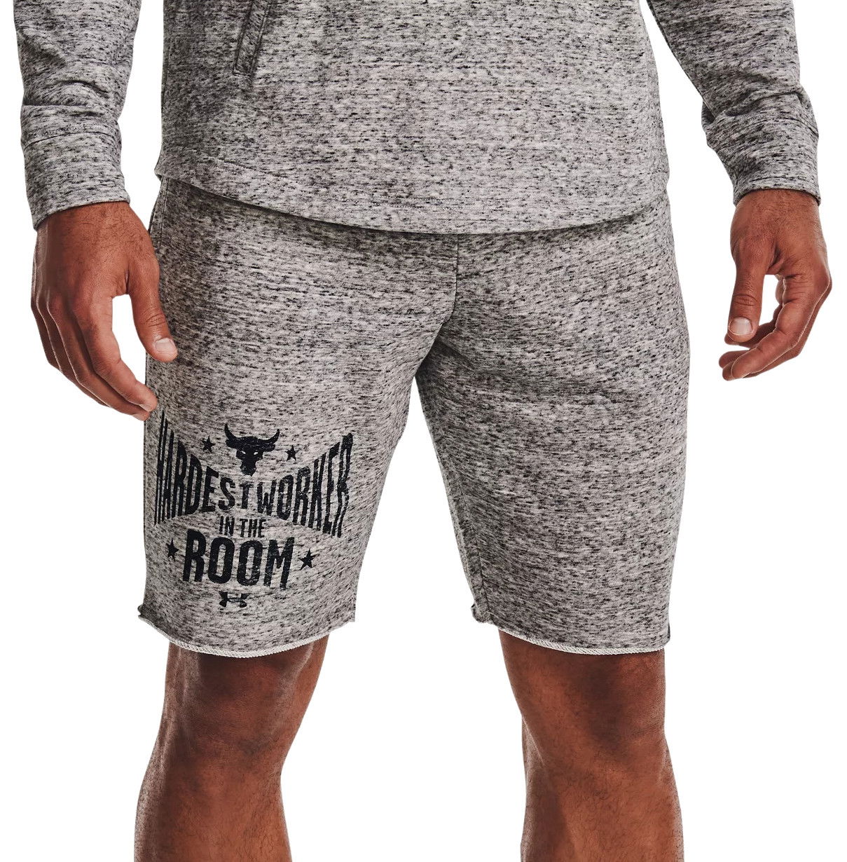 Shorts Under Armour Project Rock Terry Shorts Grå | 1370459-112, 0