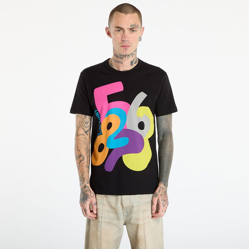 T-shirt Comme des Garçons Comme des Garçons SHIRT T-Shirt With Graphic Print Flerfarvet | FP-T001-W25 Black