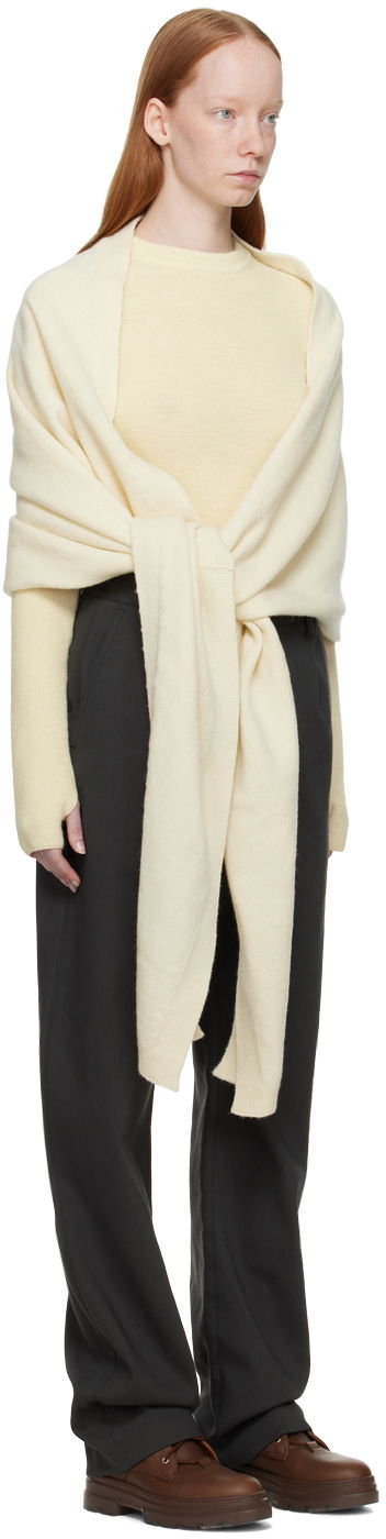 Tørklæde LEMAIRE Wrap Scarf Gul | KN669 LK107, 1