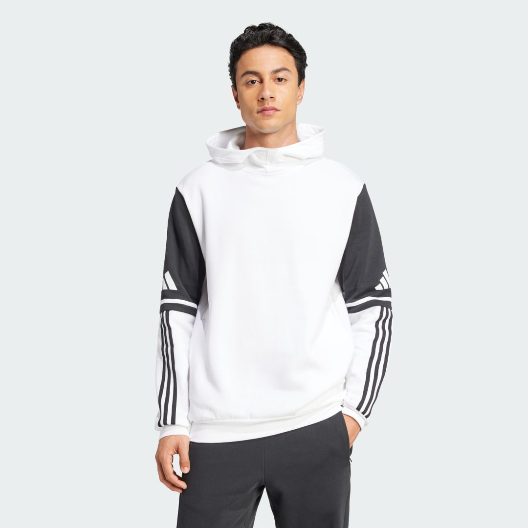Sweatshirt adidas Performance Squadra 25 Hoodie Hvid | JD2976, 0