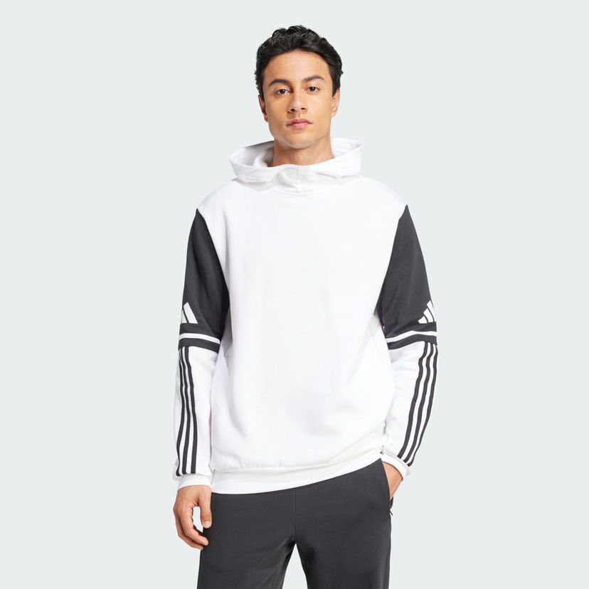 Sweatshirt adidas Performance Squadra 25 Hoodie Hvid | JD2976