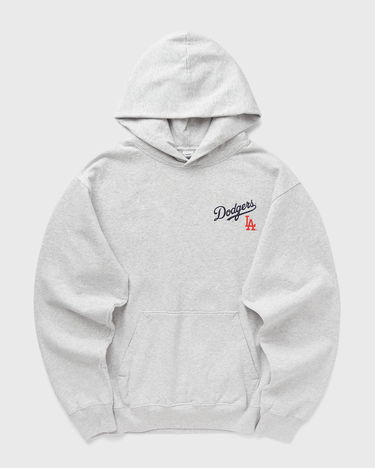 Sweatshirt Sporty & Rich Dodgers Serif Fleece Hoodie Grå | ST070627666GY03, 1