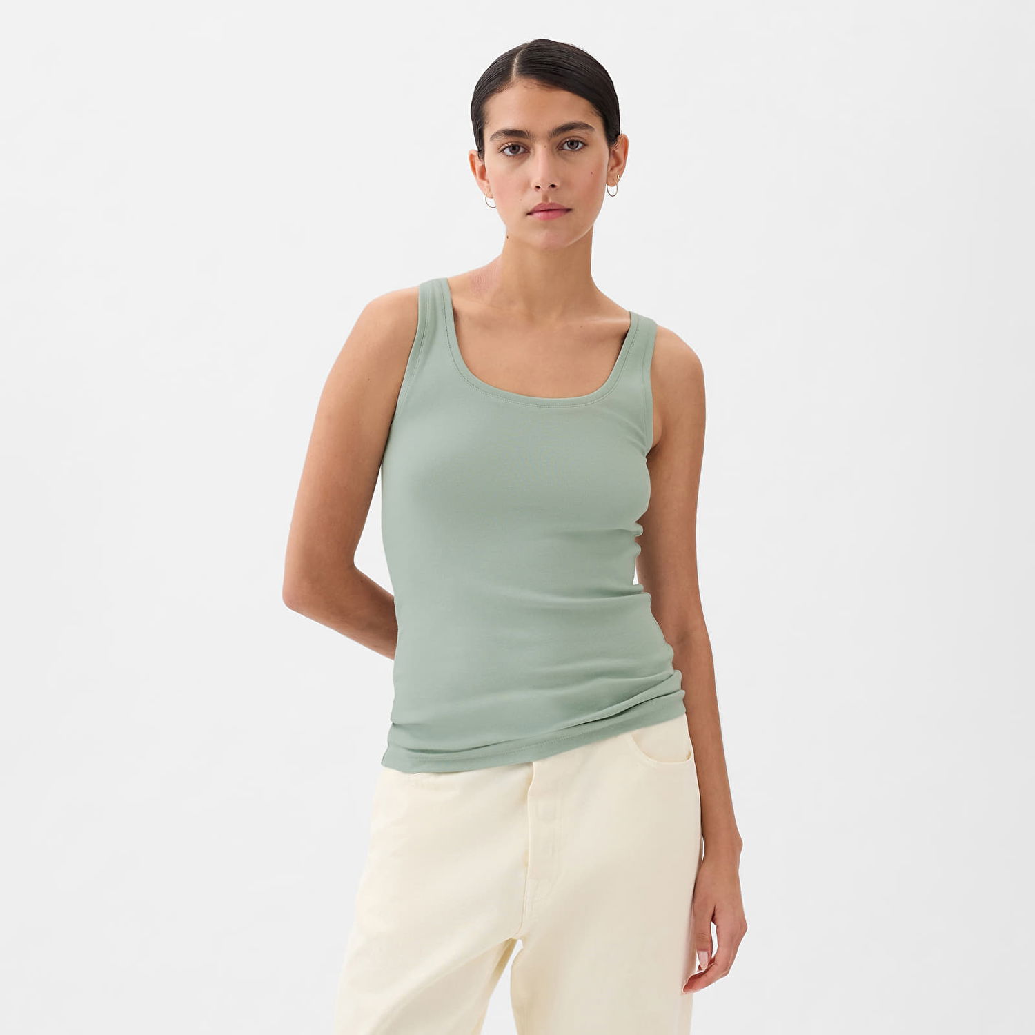 Tanktop GAP Modal Tank Frothy Aqua Blå | 540670-14, 0