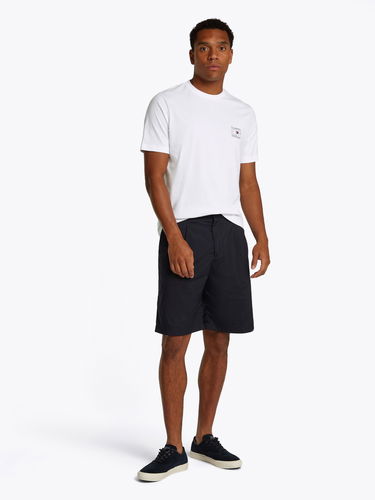 T-shirt Tommy Hilfiger Tommy Hilfiger Stack T-Shirt Hvid | MW0MW38622YBR, 1