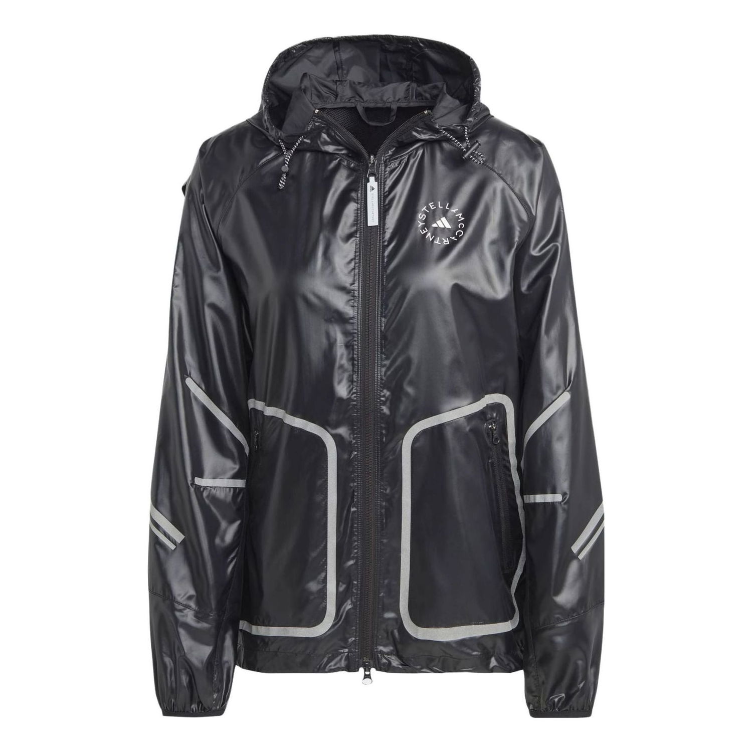 Vindjakke adidas Originals Stella McCartney x TruePace Running Jacket Sort | IC9717, 0