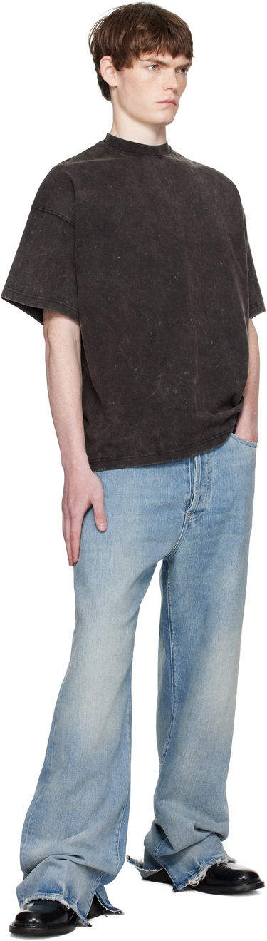 T-shirt We11done We11done Oversized Dyed T-Shirt Sort | WD-TT2-25-728-M-CH, 3