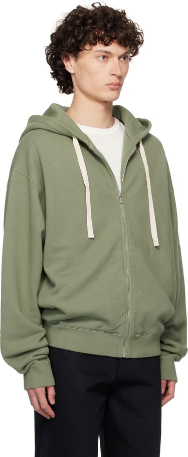 Sweatshirt Jil Sander Jil Sander Zipped Hoodie Grøn | J47HG0106_J20295, 1