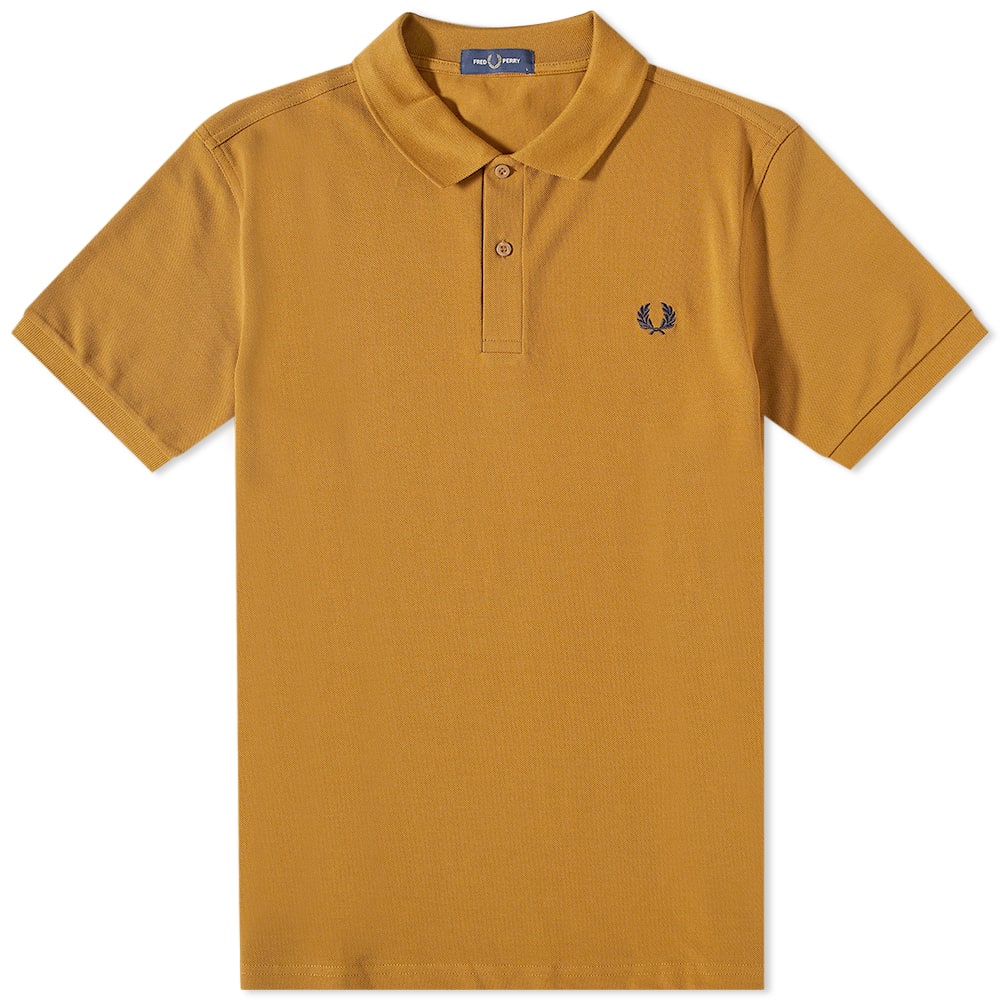 Polo skjorte Fred Perry Slim Fit Plain Polo Orange | M6000-644, 0