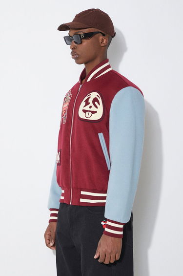 Bomberjakke BBC IceCream ICECREAM Diner Team Varsity Bomber Jacket Bourgogne | IC24106, 3