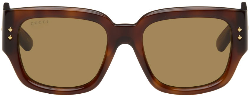 Solbriller Gucci Square Sunglasses Brun | GG1261S-002, 0