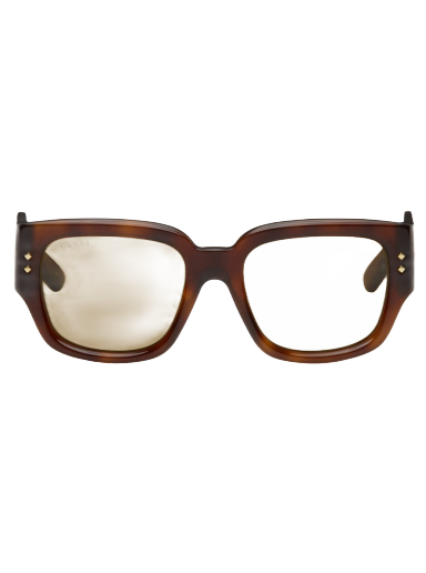 Solbriller Gucci Square Sunglasses Brun | GG1261S-002