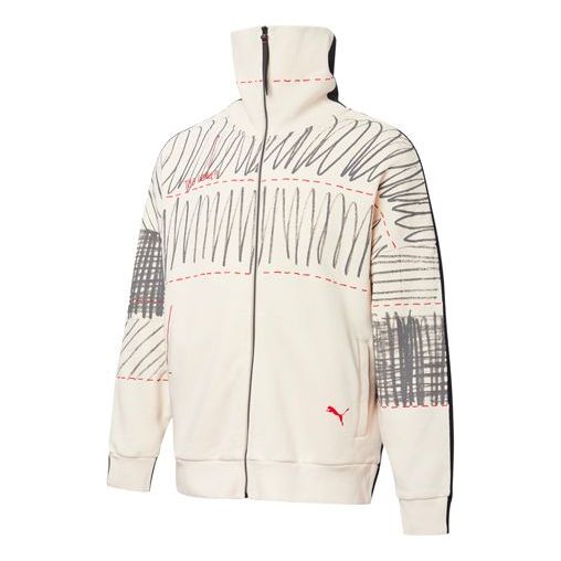 Sweatshirt Puma Michael Lau Two Face Track Jacket Hvid | 530355-75, 0