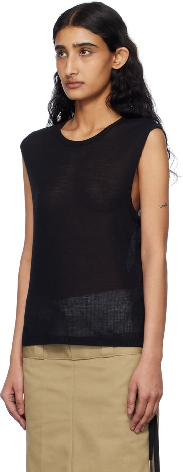 Nederdel Ann Demeulemeester Ann Demeulemeester Biba Sleeveless Tank Top Beige | 2510-W-JTO05-FA570-099, 3