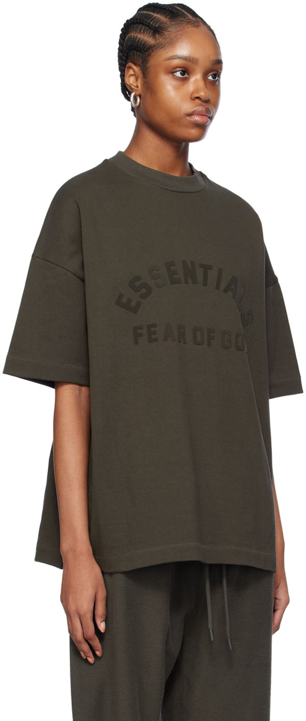 T-shirt Fear of God Essentials Heavy Jersey Tee Grå | 125SP242000F, 1