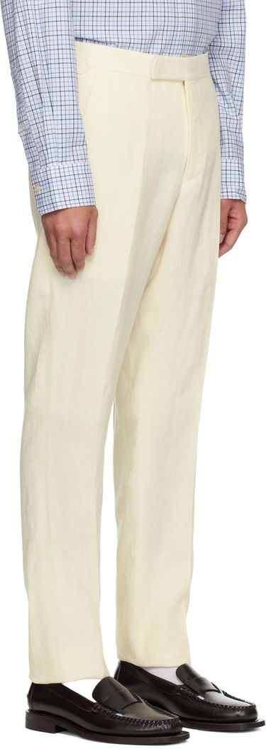 Bukser Polo by Ralph Lauren Polo Ralph Lauren Linen Suit Trousers Beige | 715793698003, 1