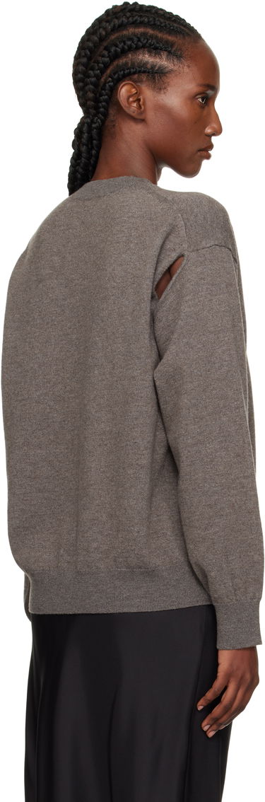 Sweater Róhe Róhe Crew-Neck Sweater Grå | 416-23-318, 2