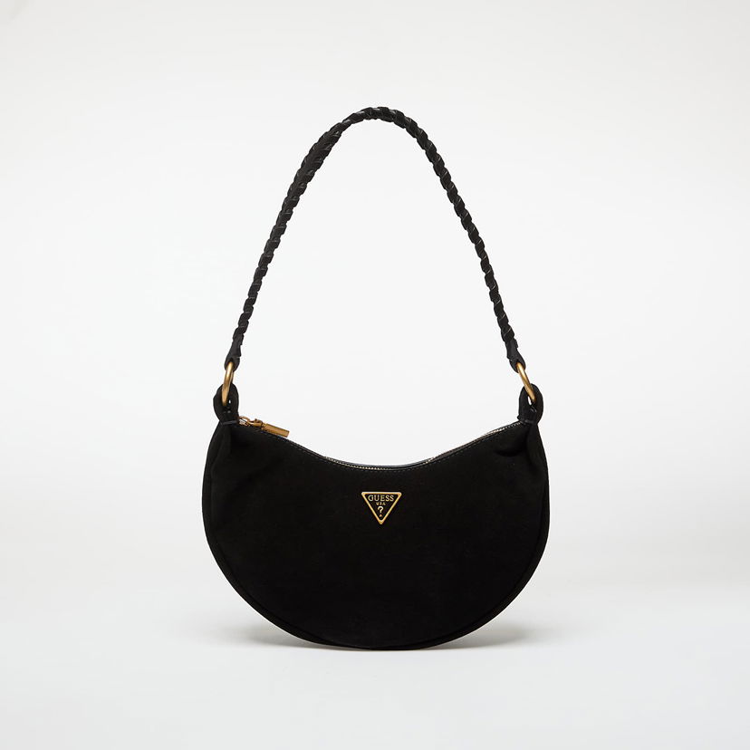 Håndtaske GUESS Amita Braided Strap Hobo Sort | HWSB9539720-BLA