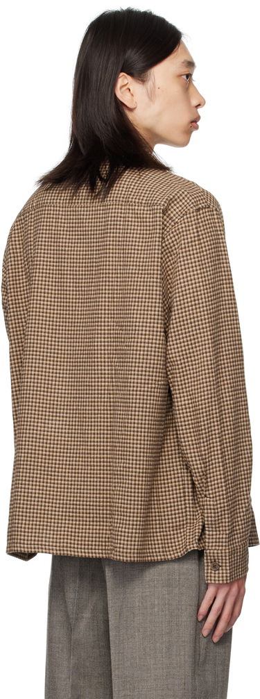 Skjorte OUR LEGACY OUR LEGACY Heusen Check Shirt Brun | M4252HE, 2