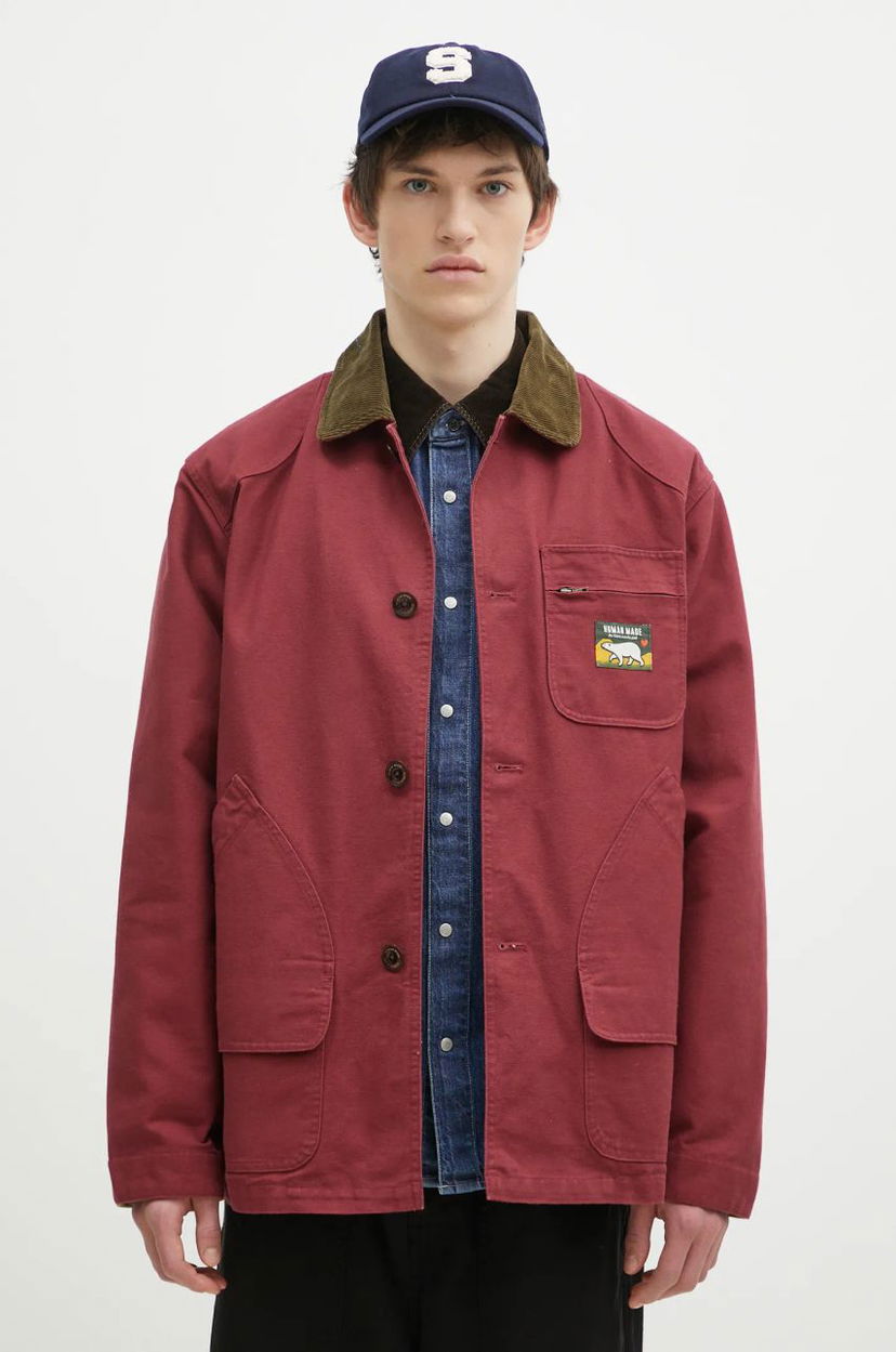 Jakke Human Made Hunting Oversized Jacket Rød | HM28JK030