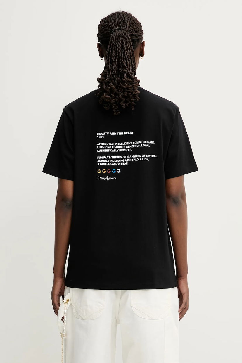 T-shirt Coperni Coperni x Disney Beauty and the Beast T-Shirt Sort | DJS03F5036BEL