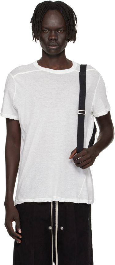 T-shirt Rick Owens Rick Owens Concordians Short Level T-Shirt Hvid | RU02E1265 UC, 0
