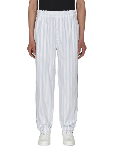Bukser Comme des Garçons Stripe Trousers Hvid | FI-P013 1