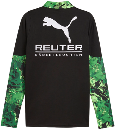 T-shirt Puma Borussia Mönchengladbach Training 1/4 Zip Top Grøn | 781471-08, 2